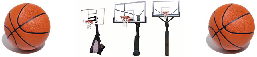 Installed driveway basketball goal